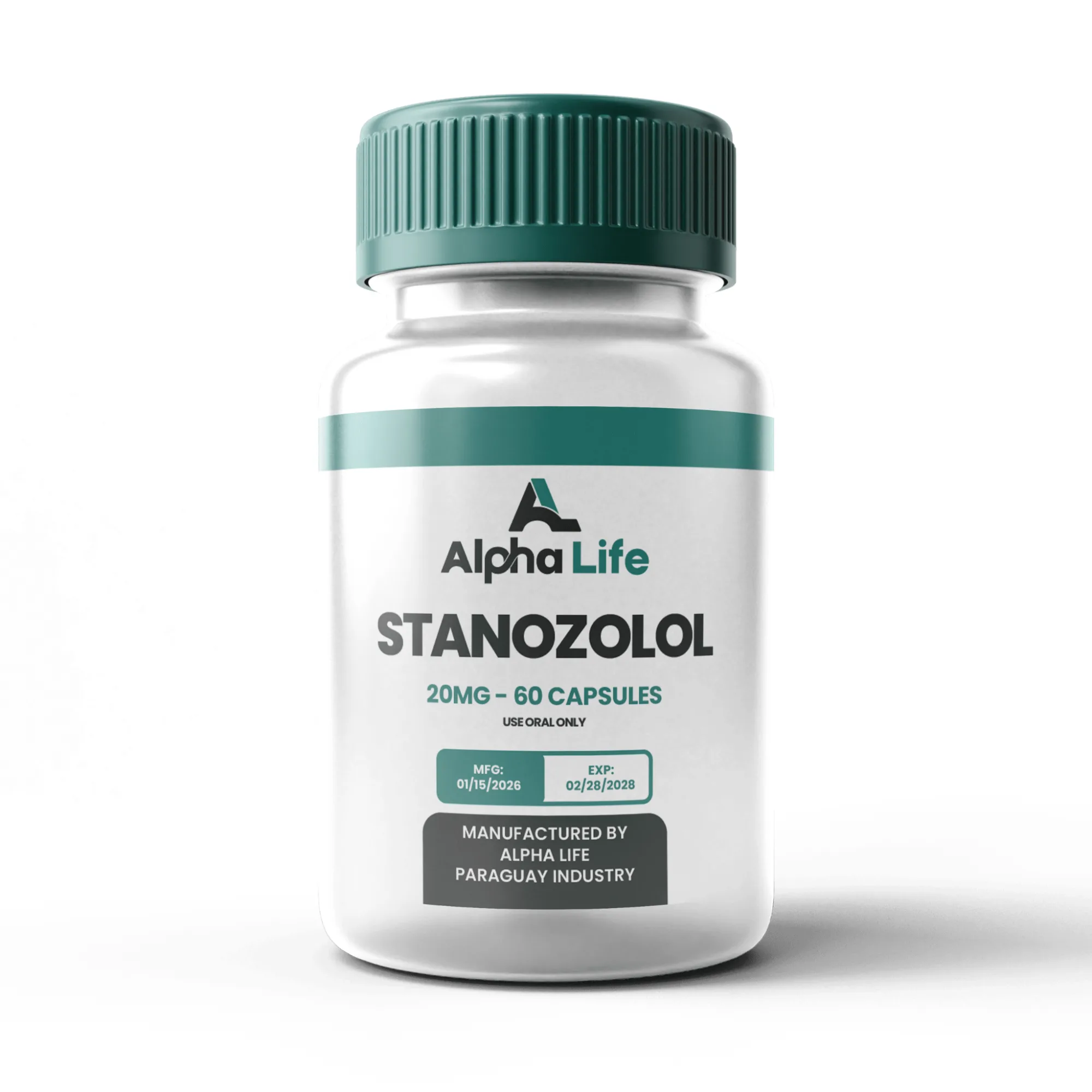 Estanozolol 10mg e 20mg com 60cps - Alpha Life