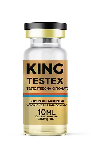 King Testex  (cipionato de testosterona) 250mg 10ml King Pharma