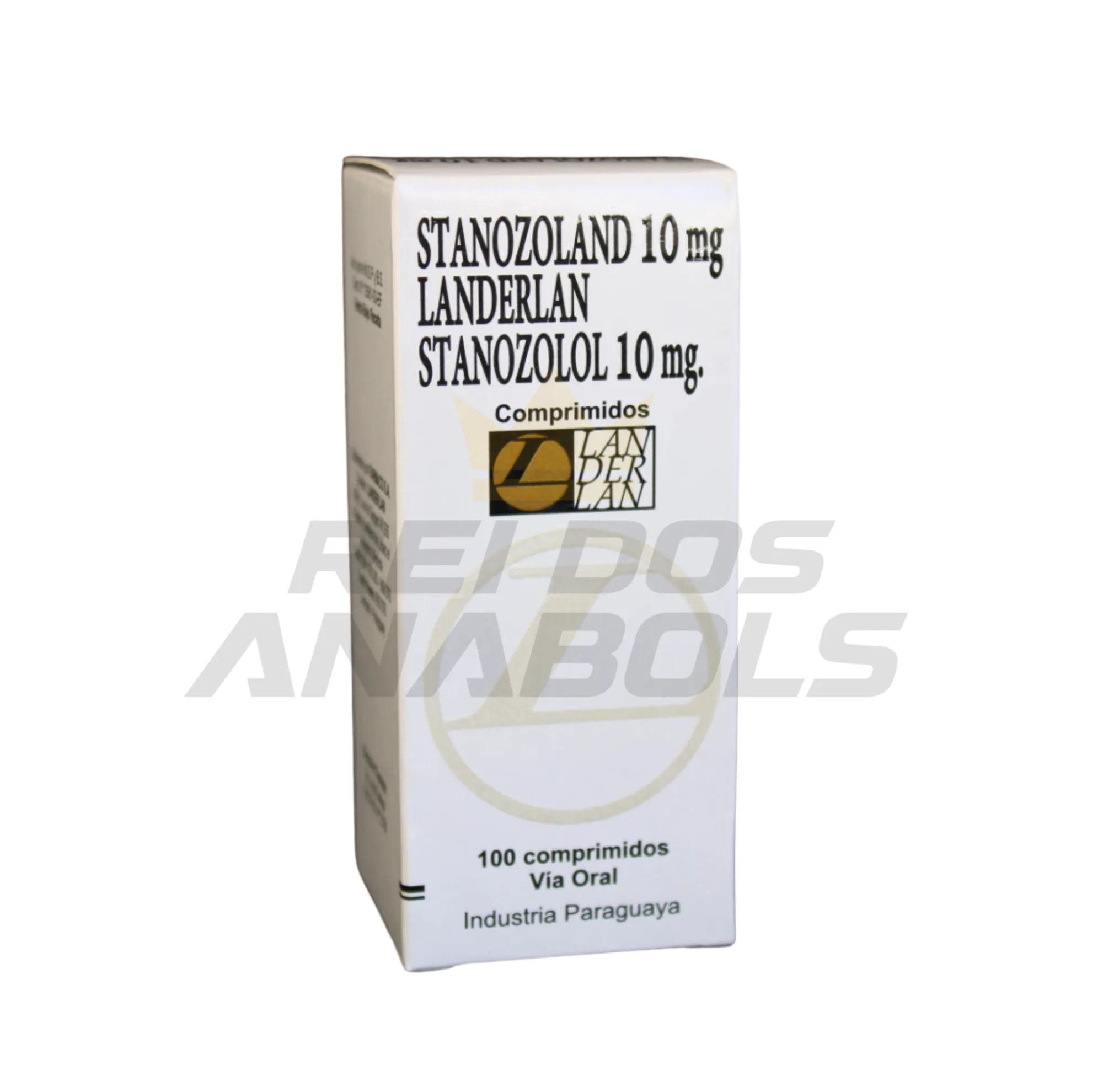 Estanozolol (winstrol) 10mg com 100 comprimidos - Landerlan