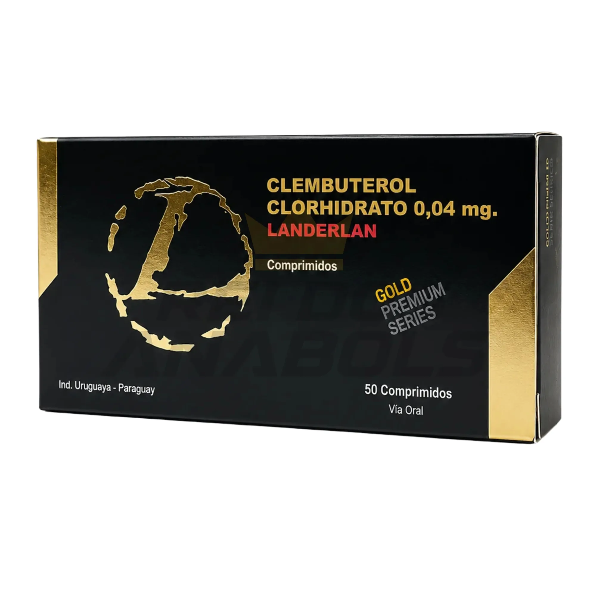 Clembuterol cartela com 50 comprimidos 0.4 mg - Landerlan Gold