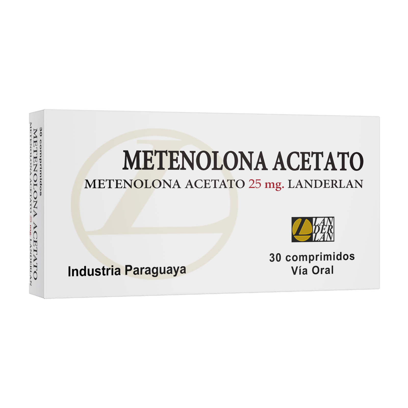 Acetato de Metenolona (primobol) 25mg com 30cps - Landerlan