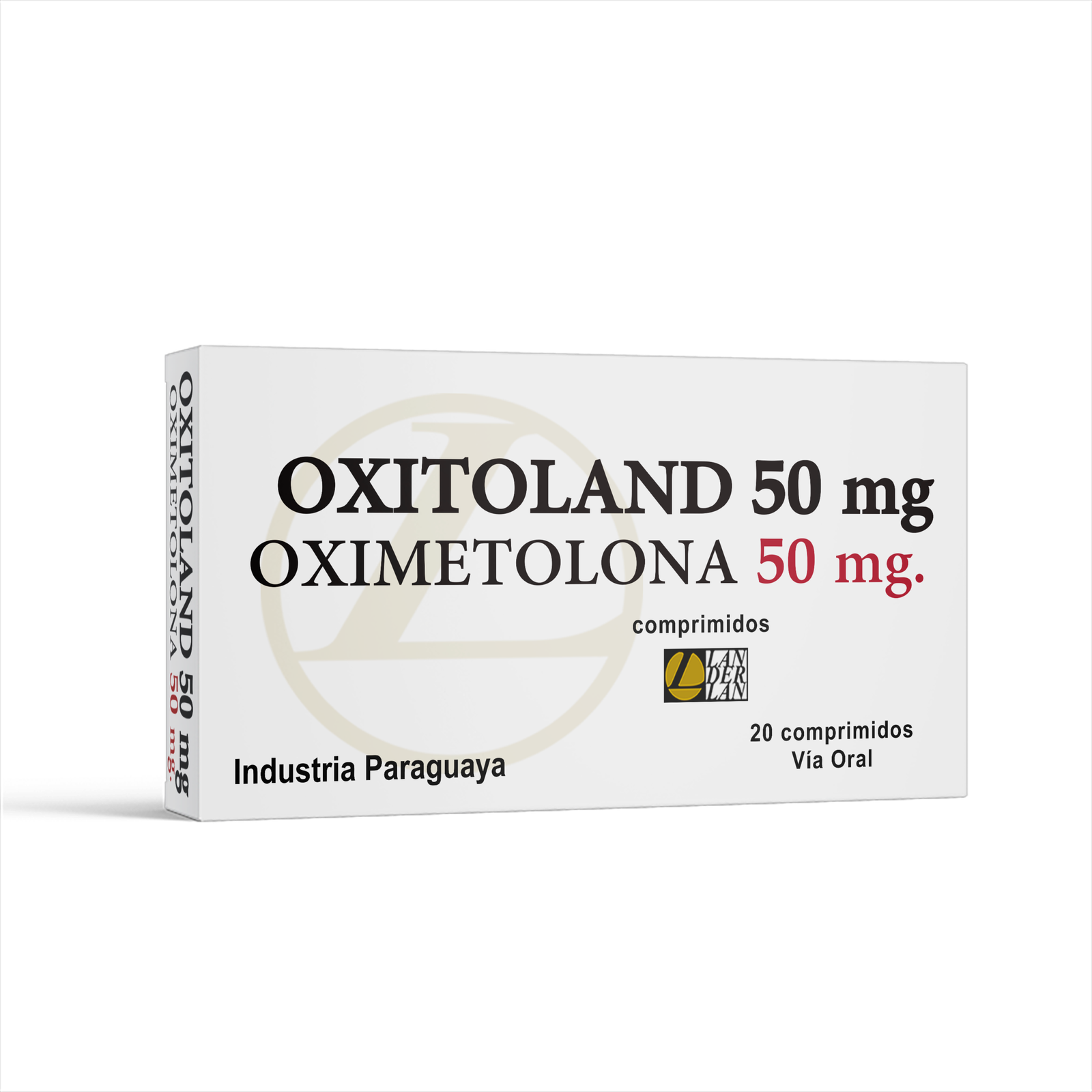 Hemogenin (oxitoland) 50mg com 20 comprimidos - Landerlan