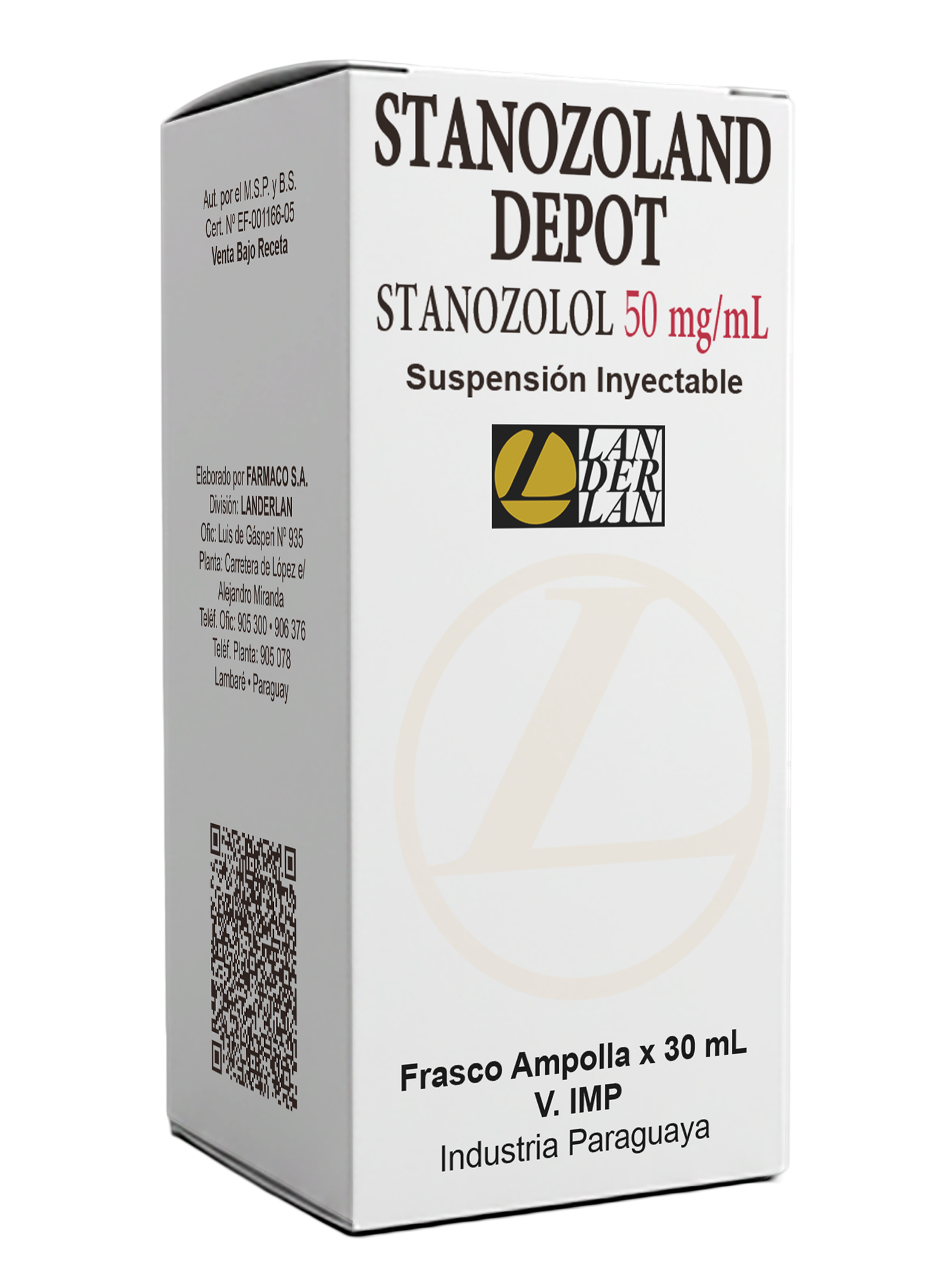Estanozolol (winstrol) 50mg/mL 30mL - Landerlan