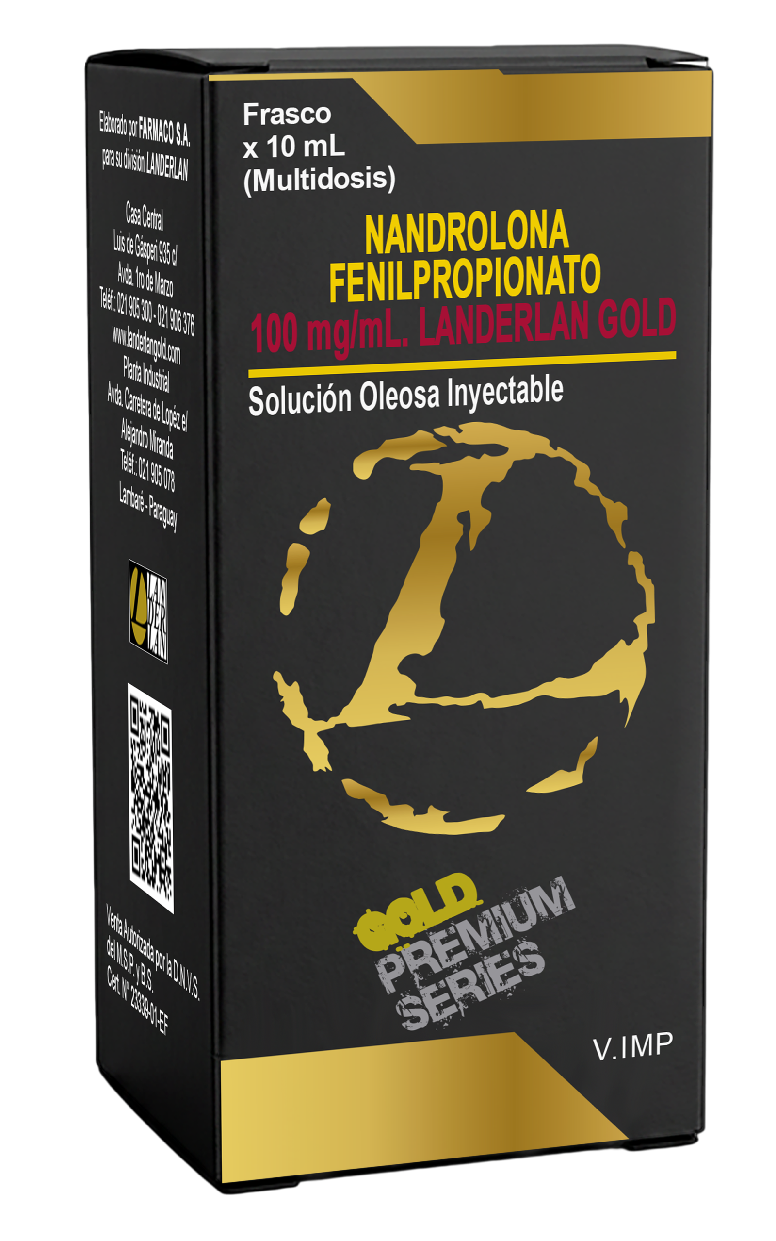 Fenilpropionato 100mg/10ml - Landerlan Gold