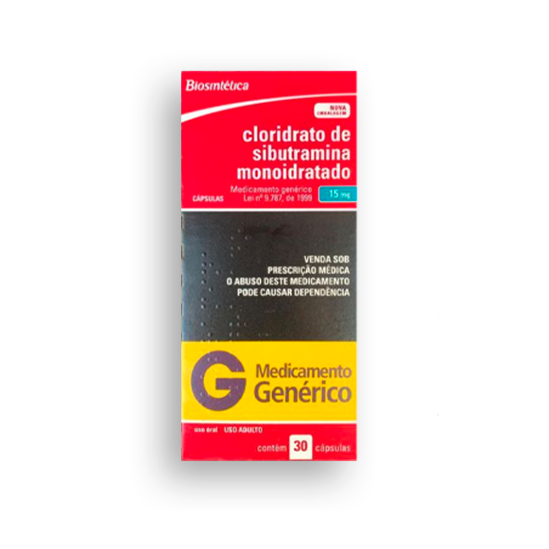 Sibutramina 15mg com 30 cápsulas - Eurofarma